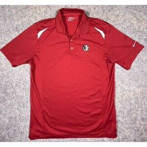 Nike Dri-Fit Polo Florida State Univ. Tour Performance Golf Shirt Men’s Large